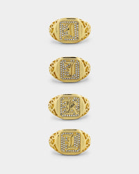 NXS Alphabet Championship Ring Gold