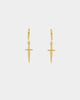 NXS Dagger Earrings Gold