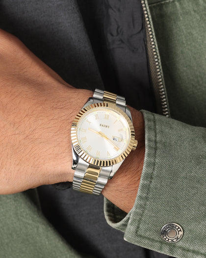 Saint Morta Felix Avila Watch Silver/Gold