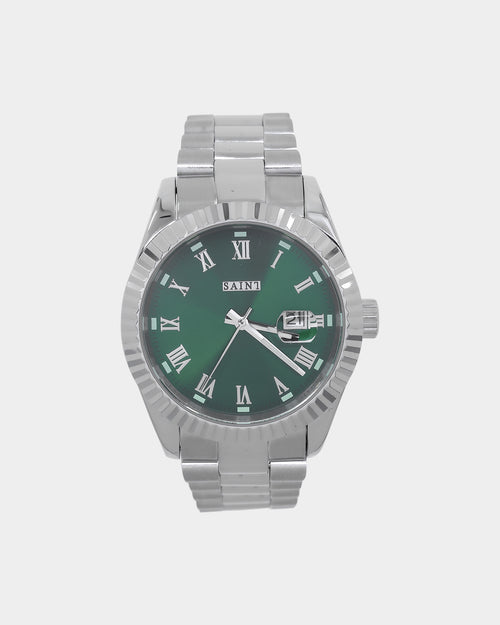 Saint Morta Felix Avila Watch Silver/Green