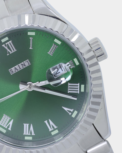 Saint Morta Felix Avila Watch Silver/Green