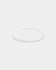 House Of Auric 6.4mm Double Curb Bracelet Sterling Silver