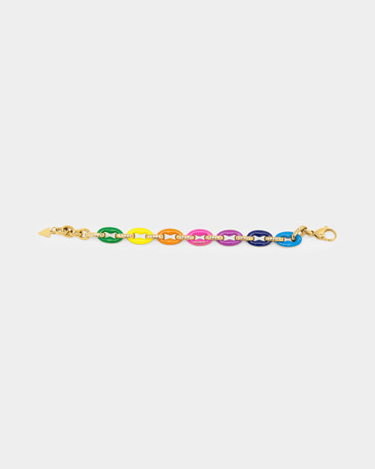 Guess Mainline Women's Rainbow & Crystals Bracelet Multi