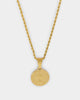 NXS English Coin Pendant Gold