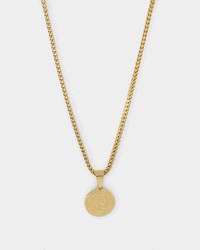 NXS English Coin Pendant Gold