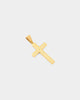 NXS Textured Cross Pendant Gold