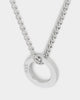 NXS Acta Non Verba Ring Pendant White Gold