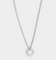 NXS Acta Non Verba Ring Pendant White Gold