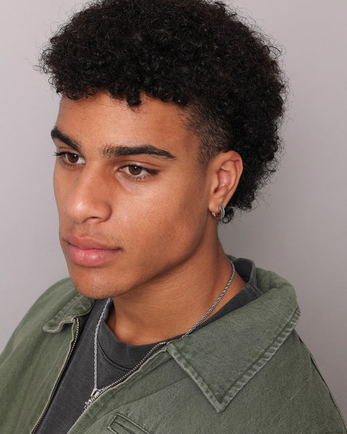 NXS Chilli Hoop Earring Iced Black