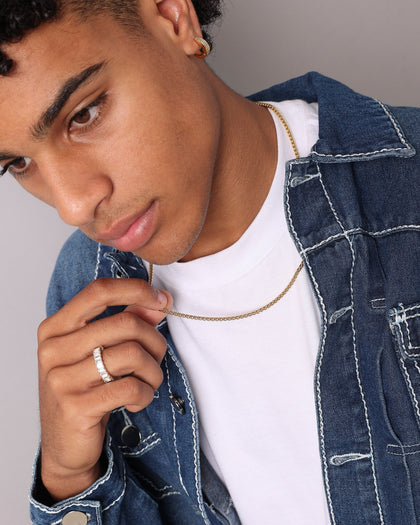 NXS Baguette Ring Iced White Gold