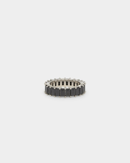 NXS Baguette Ring Iced Black
