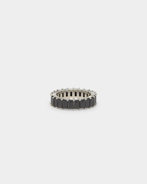 NXS Baguette Ring Iced Black