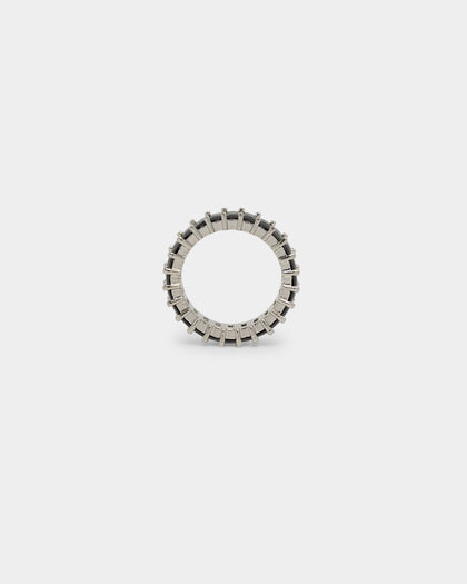 NXS Baguette Ring Iced Black
