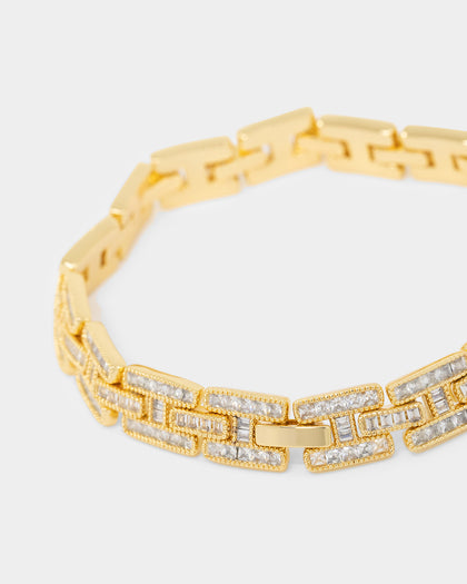 NXS Iced Razor Bracelet Iced Gold