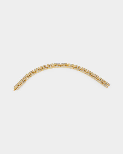 NXS Iced Razor Bracelet Iced Gold