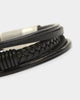 Saint Morta Leather Corium Bracelet Black