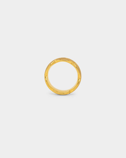 NXS Twisted Tungsten Ring Gold