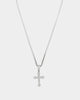 NXS Crusaders Tennis Necklace Iced White Gold