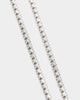 NXS Crusaders Tennis Necklace Iced White Gold