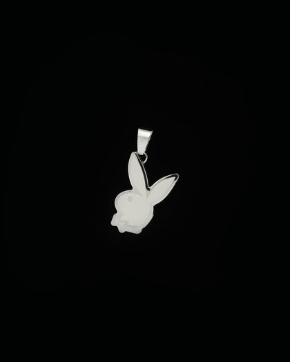 Playboy By House Of Auric Playboy Bunny Pendant Sterling Silver