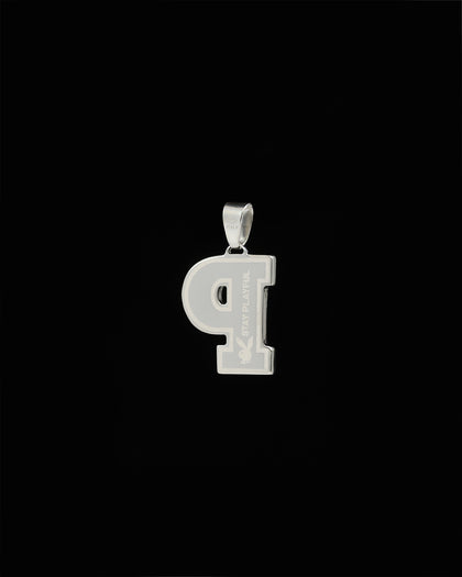 Playboy By House Of Auric Playboy P Pendant Sterling Silver