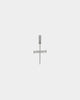 NXS Iced Nail Pendant Iced White Gold