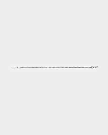 NXS Wheat Bracelet White Gold