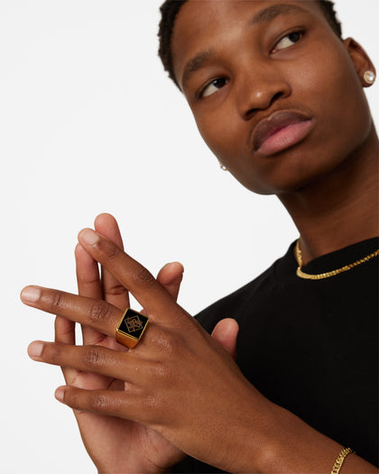 NXS Namesake Ring Gold/Black