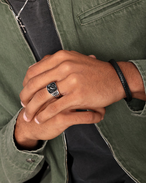 NXS Scorpion Ring White Gold