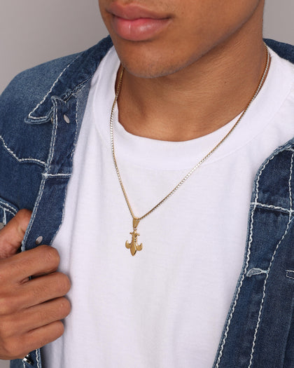 NXS Fleur Pendant Gold