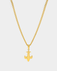 NXS Fleur Pendant Gold