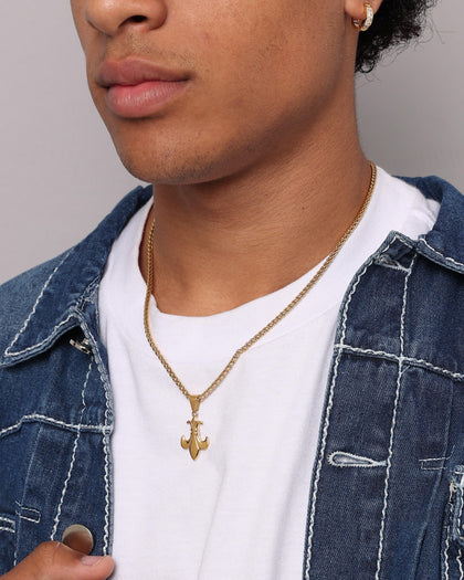 NXS Fleur Pendant Gold