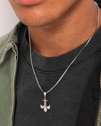 NXS Fleur Pendant Silver
