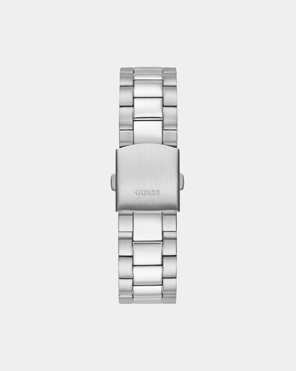 Guess Mainline Connoisseur Watch Silver/Aqua Blue