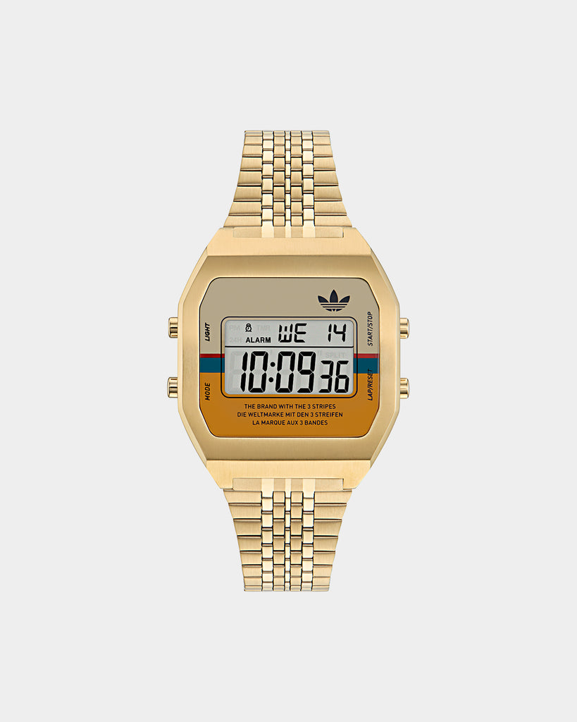 Adidas Digital Two Watch Gold | Culture Kings NZ