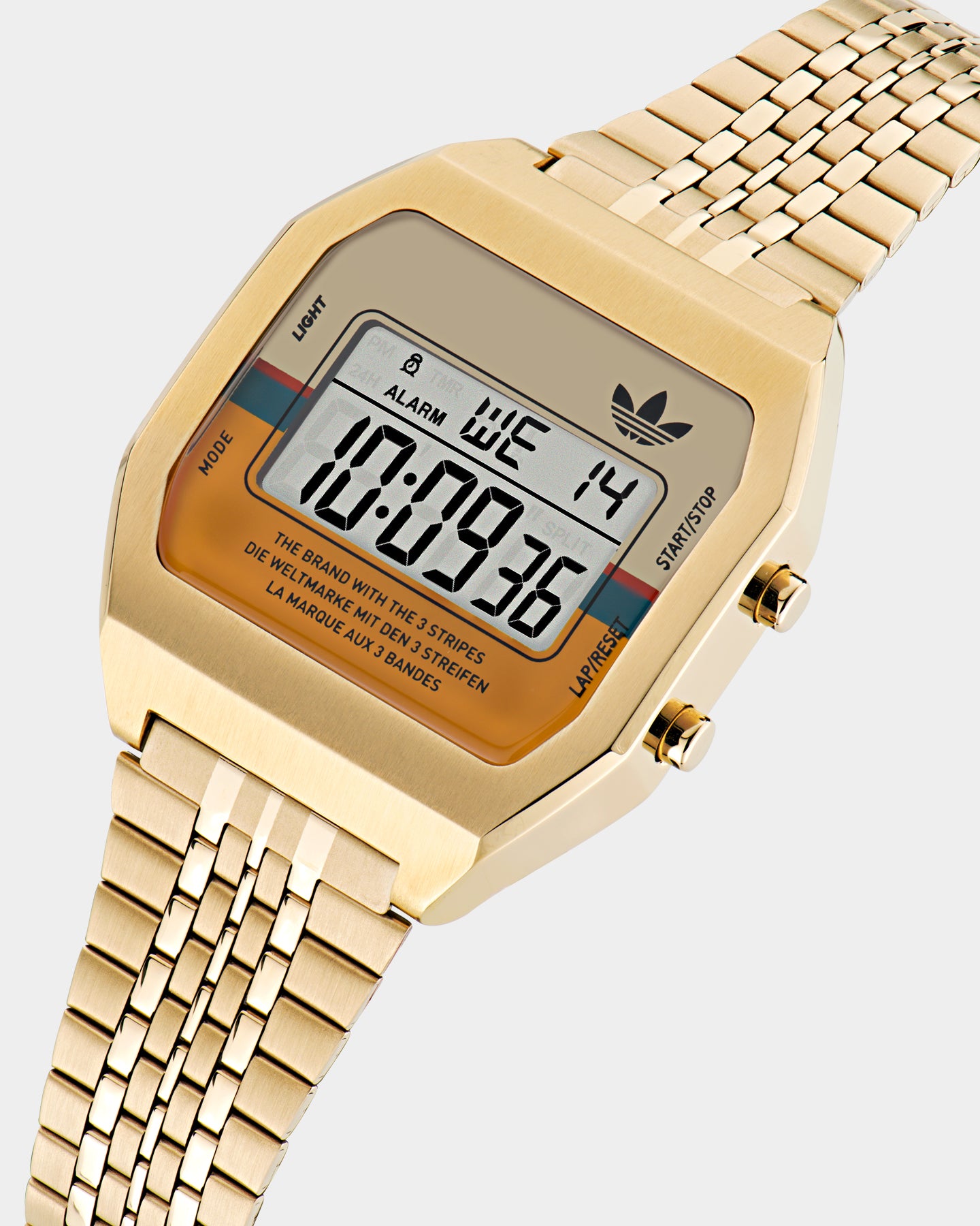 Adidas Digital Two Watch Gold | Culture Kings NZ