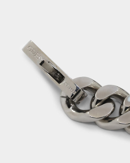 Guess Mainline X Culture Kings Glow In The Dark Necklace Silver/Glow