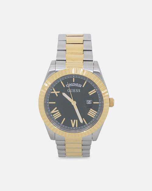 Guess Mainline Connoisseur Watch Silver/Gold/Green
