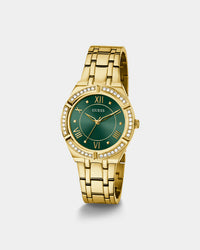 Guess Mainline Women's Cosmo Watch Gold/Green