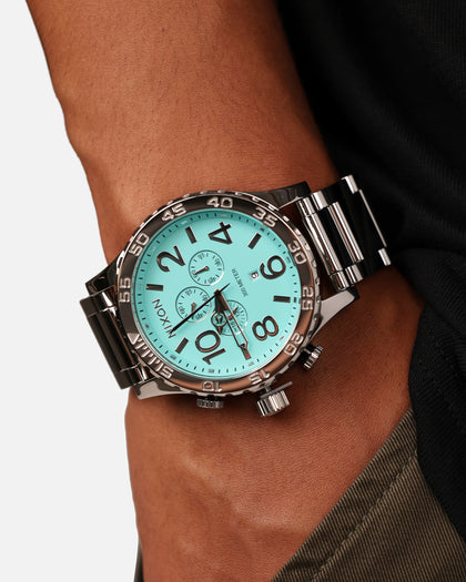 Nixon X Culture Kings 51-30 Chrono Silver/Turquoise