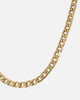NXS 4.3mm Smooth Cut Cuban Chain Gold