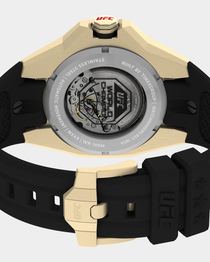 UFC Watches UFC Pro 45mm World Champion Edition Watch Gold/Black