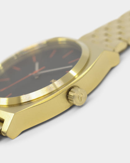 Nixon Time Teller Watch Yellow Gold/Black