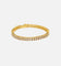 NXS Iced Baguette Bracelet Iced Gold
