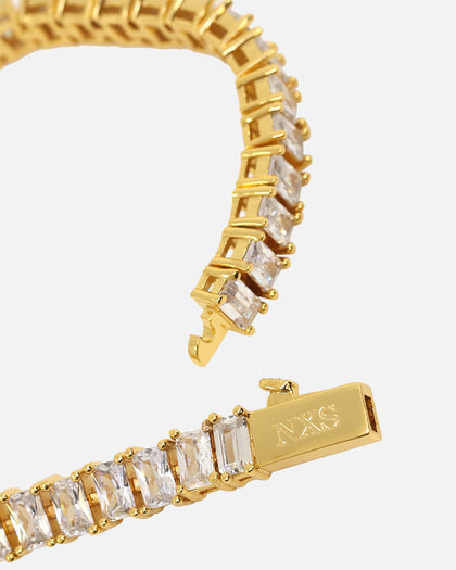 NXS Iced Baguette Bracelet Iced Gold