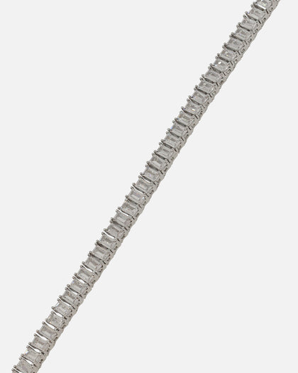 NXS Iced Baguette Chain Iced White Gold