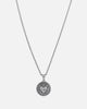 NXS Burning Heart Necklace White Gold