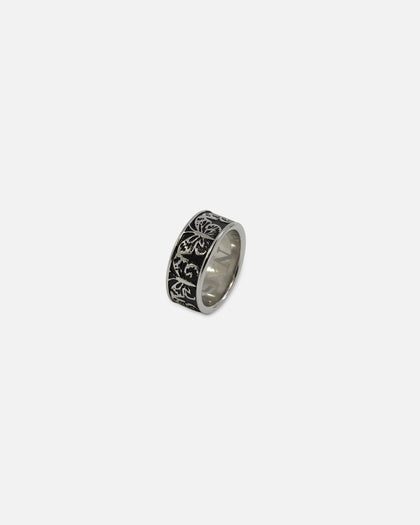 NXS Butterfly Band Ring Steel/Black