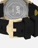 UFC Watches Icon Chronograph Silicone Watch Black/Gold