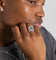 NXS Crest Ring White Gold/Black